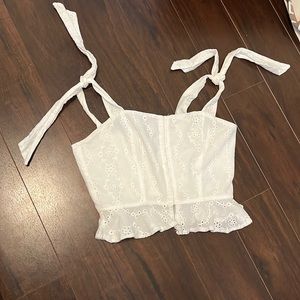 White forever 21 top